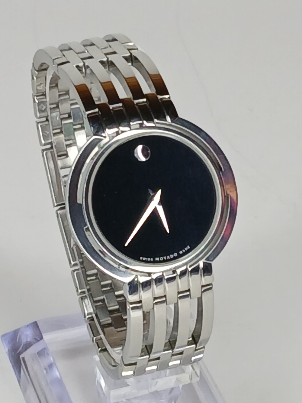 Movado Museum Stainless Steel Men's Watch - Black Dial